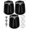 GUXPCH Shower Knobs 3 Piece with Screws Compatible with Price