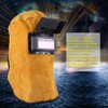 Welding Helmet Mask with Auto Darkening Filter Lens, Leather Mask