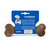 Lumabone Bulkster Durable Chew Toy for Aggressive Chewers, Real Bacon,