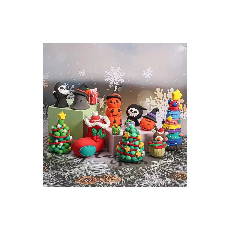 CB Foamy Moldeable 36 Piezas Diferentes Colores, Plastilina