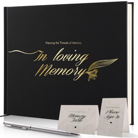 molekaus Funeral Guest Book, Celebration of Life Memorial Book