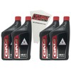 Cyclemax Four Pack compatible with Honda GN4 Engine 10W-40 Oil
