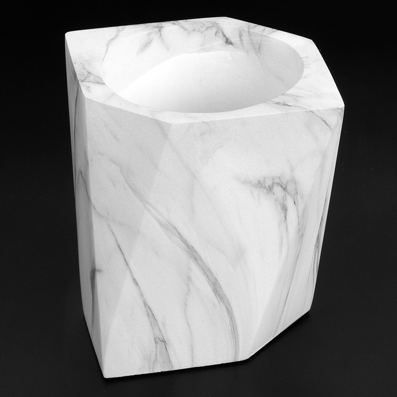 Marbling Cosmetic Makeup Oraganizer Storage Box Home Resin Makeup Case