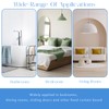 150 PCS Traverse Rod Slide, Plastic Curtain Rail Track Hooks