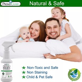 Premo Guard LLC Bed Bug & Mite Killer - 16 oz - All Natural Non Toxic - Premo Guard