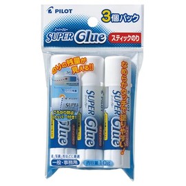 Pilot P-SGSE-36-3P Super Glue Stick Nori 10G Pack 3P