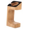 iplusmile 2pcs Bamboo Charging Stand for Smart Watch Natural Charging