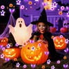 Halloween String Lights, 16 ft 50 LED Pumpkin Bat Eyes