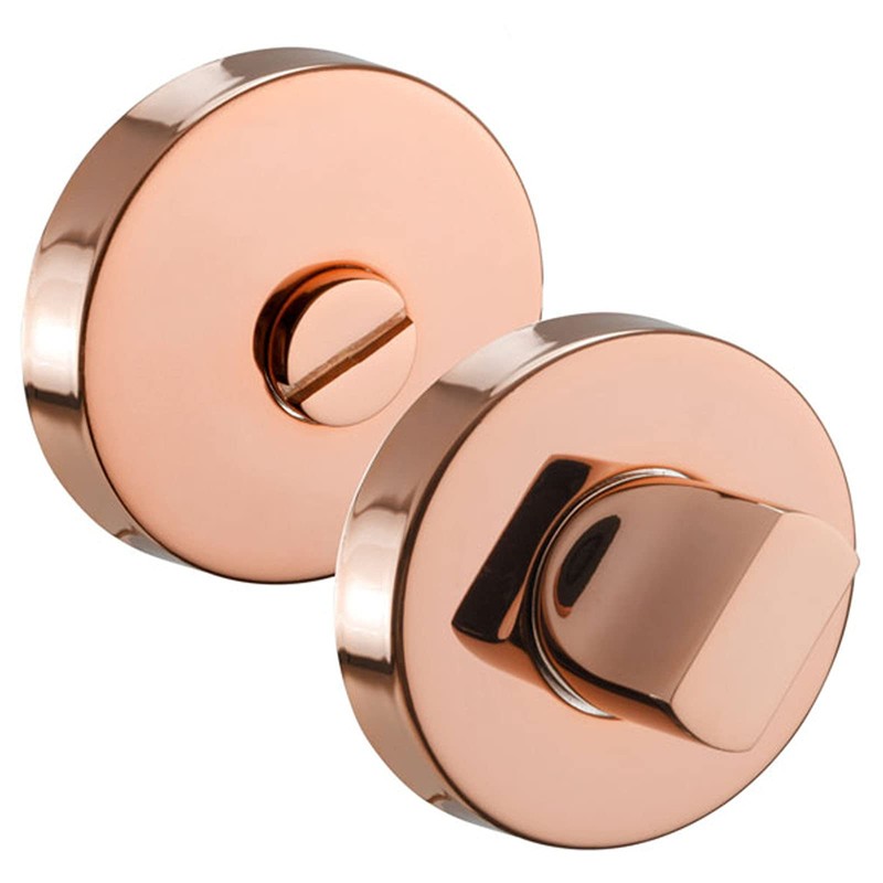 Copper Thumb Turn Lock & Release for Bathroom and Toilet