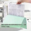 YFFSFDC A4 Folders Rotating Side Open Clear Folders Large Capacity