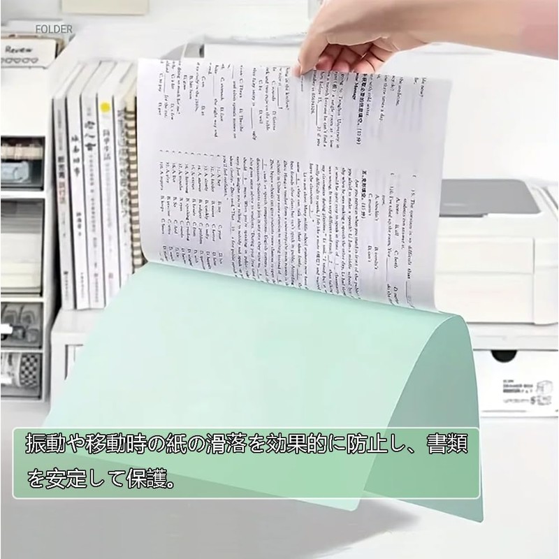 YFFSFDC A4 Folders Rotating Side Open Clear Folders Large Capacity