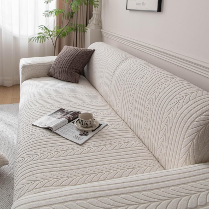 1 Piece Stretch Sofa Cover Washable for 4 Seater Oversized