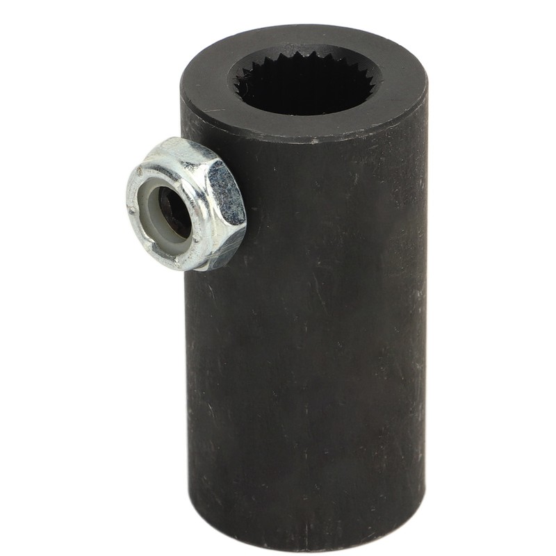 9/16in‑26 Spline to 3/4in Round Smooth Steering Shaft Coupler Non