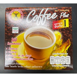 Nature Gift Coffee Plus with Fiber Ginseng Extract Vitamin & Mineral 135g. (13.5g.x10 Sachets)