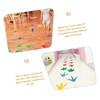 Fokmuaex 4PCS Dinosaur Floor Decals Set - Peel and Stick