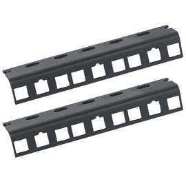 HMF 66803-02 Rack Rail for Server Cabinets | Pack of 2 | 10 Inch | 3U | Black