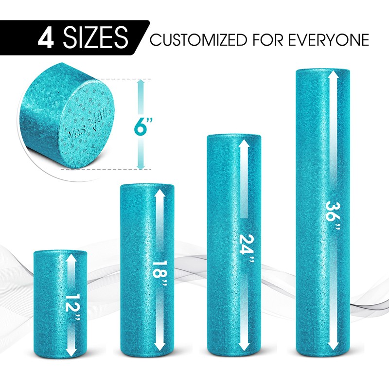 Yes4All EPP Exercise Foam Roller – Extra Firm High Density