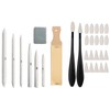 VZU 30 Paper Wiper Set, Blending Pen, Blending Stump, 20