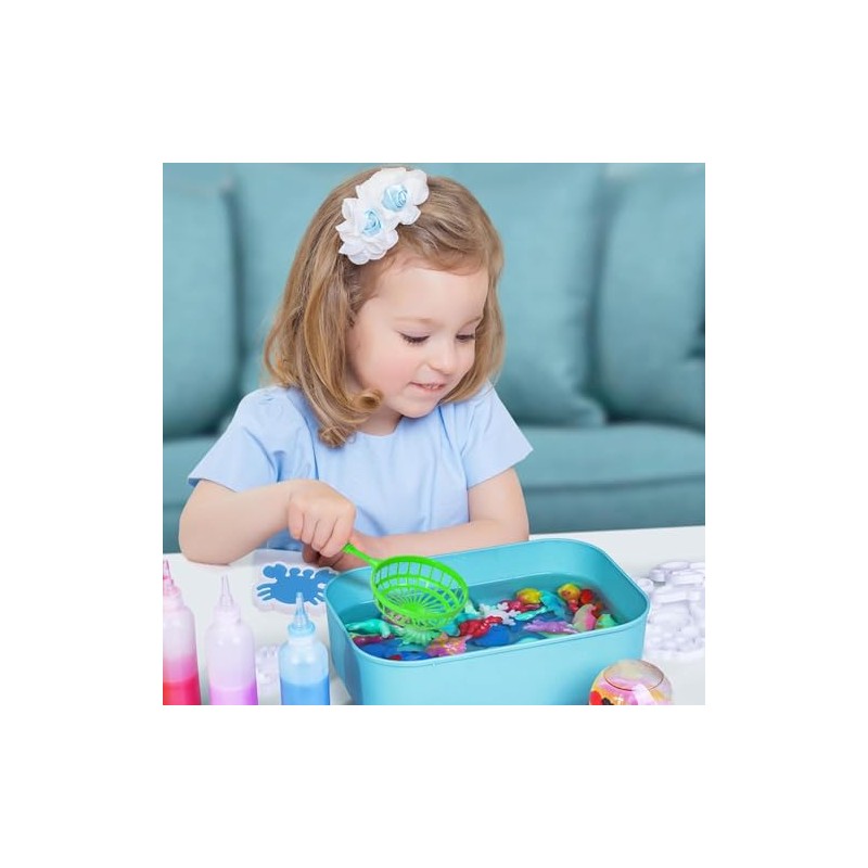Utrhhvs Magic Juego Elfo Agua Kit Hacer Squishies Juguete Hada