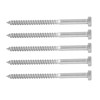 304 Stainless Steel Half Thread Bolt Wood Hex Lag Screws