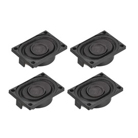 sourcing map 4 Ohm 3W Round Internal Magnet Speaker for Laptop Loudspeaker 4pcs