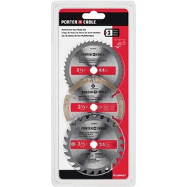 Porter Cable PC338MULTI 3 pack Circular Saw Blades 3-1/2"