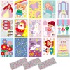 clickclack Crystal Sticker Set, 15 Pieces, Montessori Educational Toy, 3D