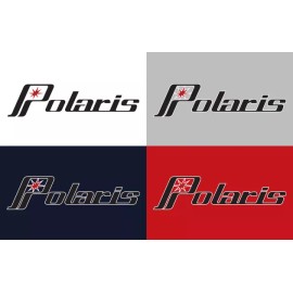 Polaris Vintage Premium Vinyl Decal 2-Pack - 6" wide - Snowmobile Graphics Logo
