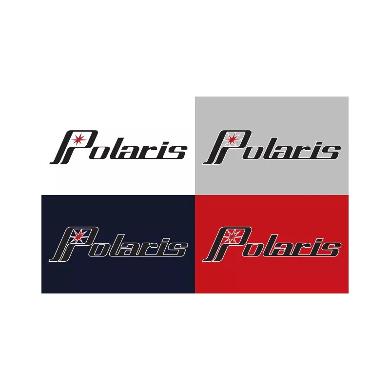 Polaris Vintage Premium Vinyl Decal 2-Pack - 6" wide -