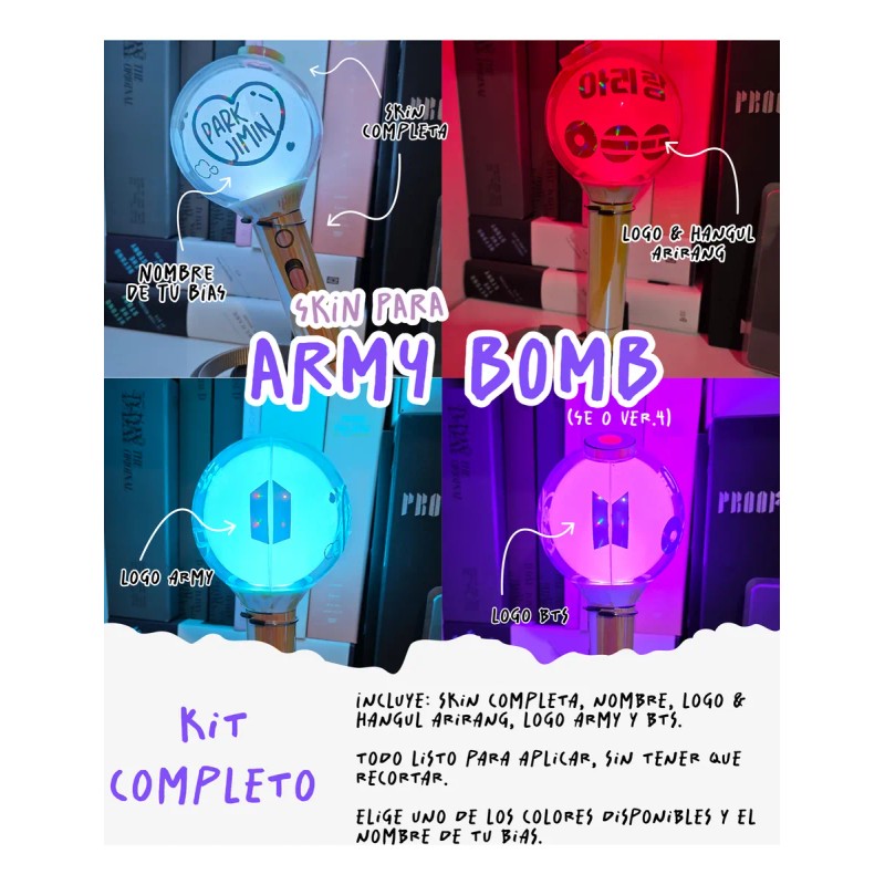 Bts Army Bomb Decal Skin Kit - Se O Ver.