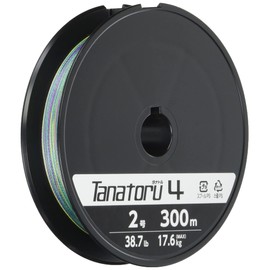 Shimano PL-F54R/PL-F64R/PL-F74R/PL-F84R Tanatoru 4 PE Fishing Line, No. 0.6 to 4.0, 492.1 to 1640.4 ft. (150 to 500 m), Multi