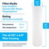 SpiroPure SP-DD-7525-20BB 20x4.5 BB 25 Micron Spun Melt-Blown Polypropylene Water