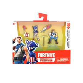 Fortnite 013 Collectible Minifigures, Set of 2, Star Spung Trooper & Bear of Freedom