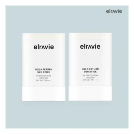 Elravie [Elravie] Choi Yura Show Exclusive Mela Return Sun Stick 16g*2 packs / [엘라비에] 최유라쇼 단독 멜라 리턴 선스틱 16g*2통