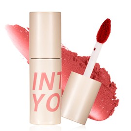 INTO YOU Matte Lipstick, Super Stay Lipstick for Women, Lip Stain Long Lasting Waterproof, Lip Mud Soft Lightweight, Smooth Lip Clay Mousse, Dual-Use For Lips And Cheek, Pink Lipstick (C1)