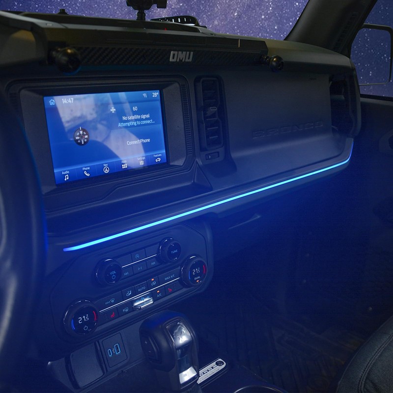 LED Neon Strip Light Center Console Dashboard Trim Compatible with