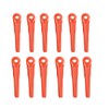 Ciuouient 12 Pack Plastic Replacement Blades Compatible with STIHL PolyCut