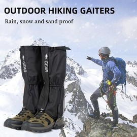 TATACLEA Snow Boot Gaiters,Leg Hiking Gaiters,Shoe Covers,Lightweight and Adjustable,Waterproof, Hiking, Walking, Hunting, Backpacking,Skiing, Mountaineering,etc.,for Men and Women