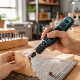 3.6V Cordless Mini Rotary Tool 3-Speed USB Rechargeable Grinder