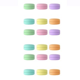 Magik 6~30 Macaron Mini Storage Case Jewelry Craft Makeup Gift Box Travel Organizer (18 Pack)