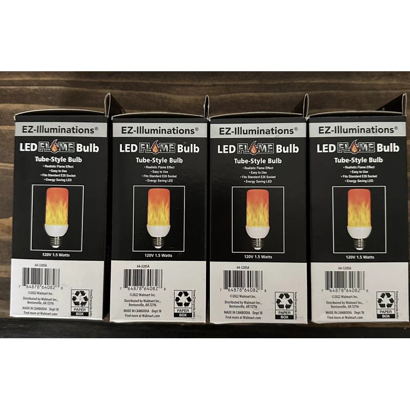 EZ Illuminations 4 - EZ Illuminations LED Flame Bulbs Edison