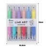 Keratobleem Pack of 6 Highlighters, 12 Assorted Colours Highlighter Pen