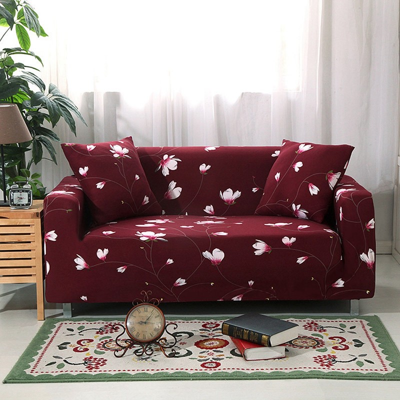 Waterproof Elastic Dustproof Slipcover Sofa Cover Cushion Protector (For Loveseat)