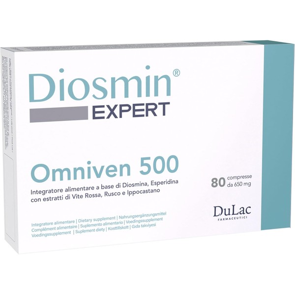 DuLàc, Diosmin Expert Omniven 500, Food Supplement with Diosmin, Hesperidin,