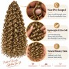 Pre Looped GoGo Curl Crochet Hair for Women 18" 8Packs