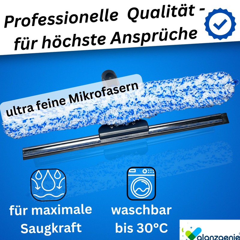 Glanzgenie Window Wiper and Window Squeegee as Combination Set (35