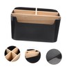 Mikinona Removable Bamboo Makeup Storage Box for Desk Compact Organizer