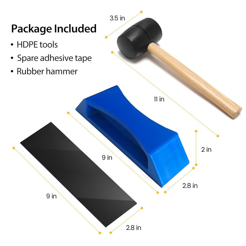 Floor Gap Fixer Tool – Easy Plank Grabber with Mallet