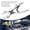 Hose Pinch Off Plier Ratcheting Jaws Swiveling Universal for Automobile