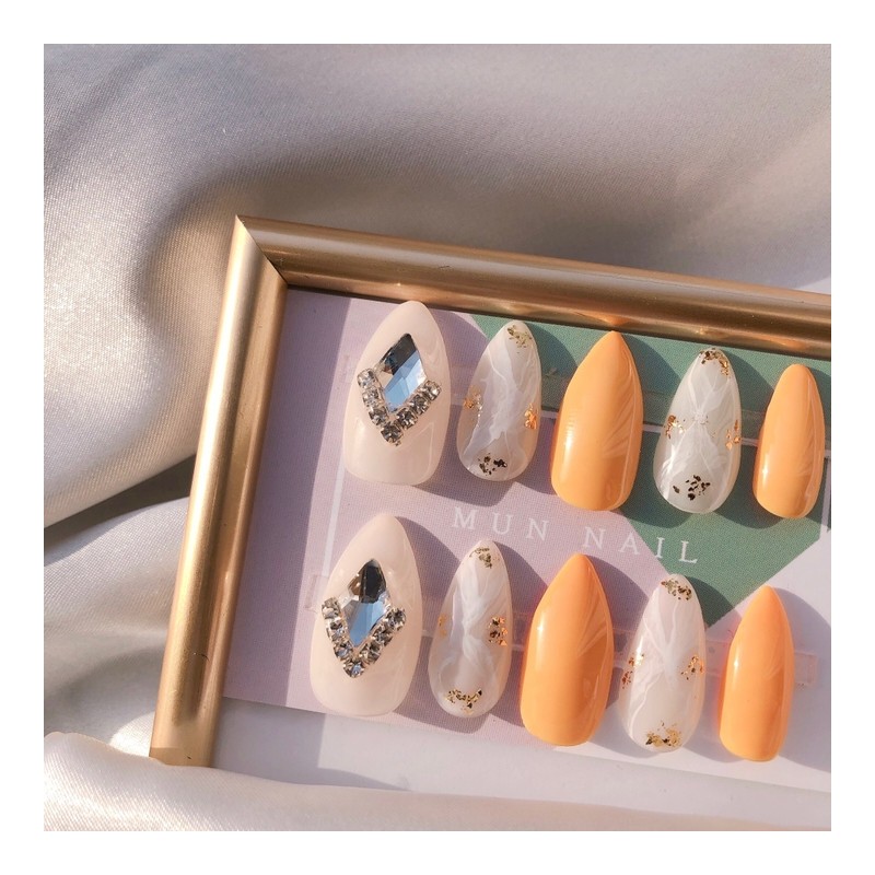 MunNail ♡Forsythia - Short Oval / MunNail ♡개나리 - 숏오벌